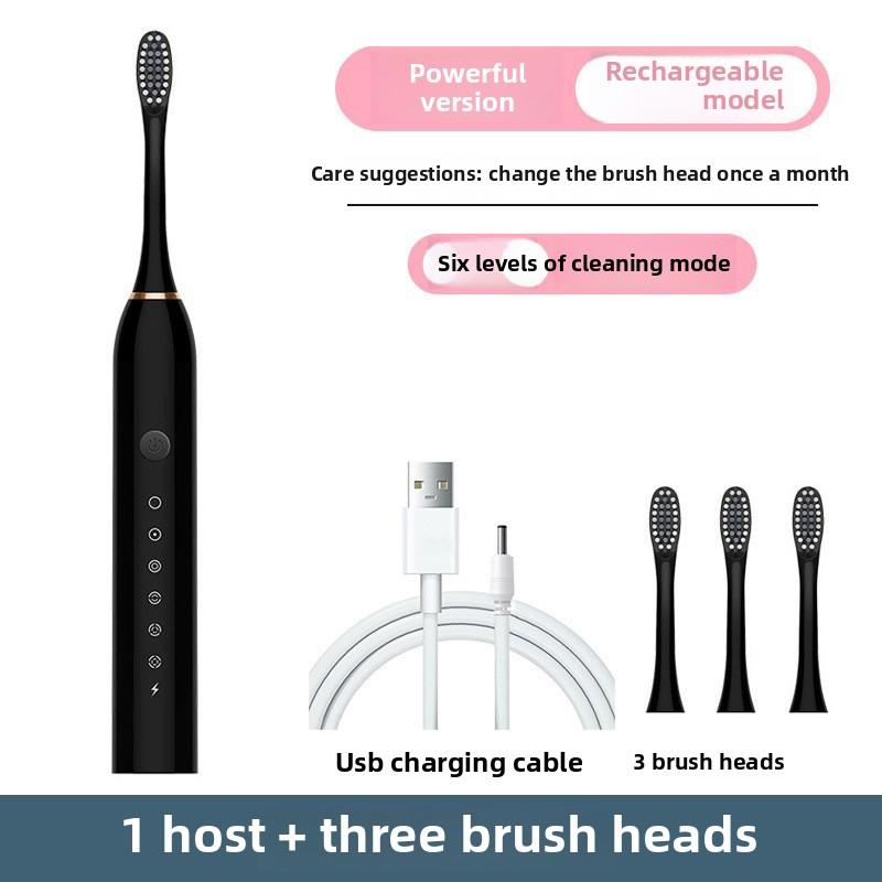 New Electric Toothbrush Adult Vibration Induction Rechargeable Automatic Sonic Fine Soft Hair Couple Model