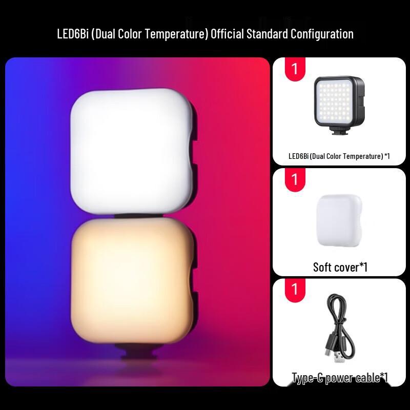 

Godox LED6Bi Portable Mini LED Video Light