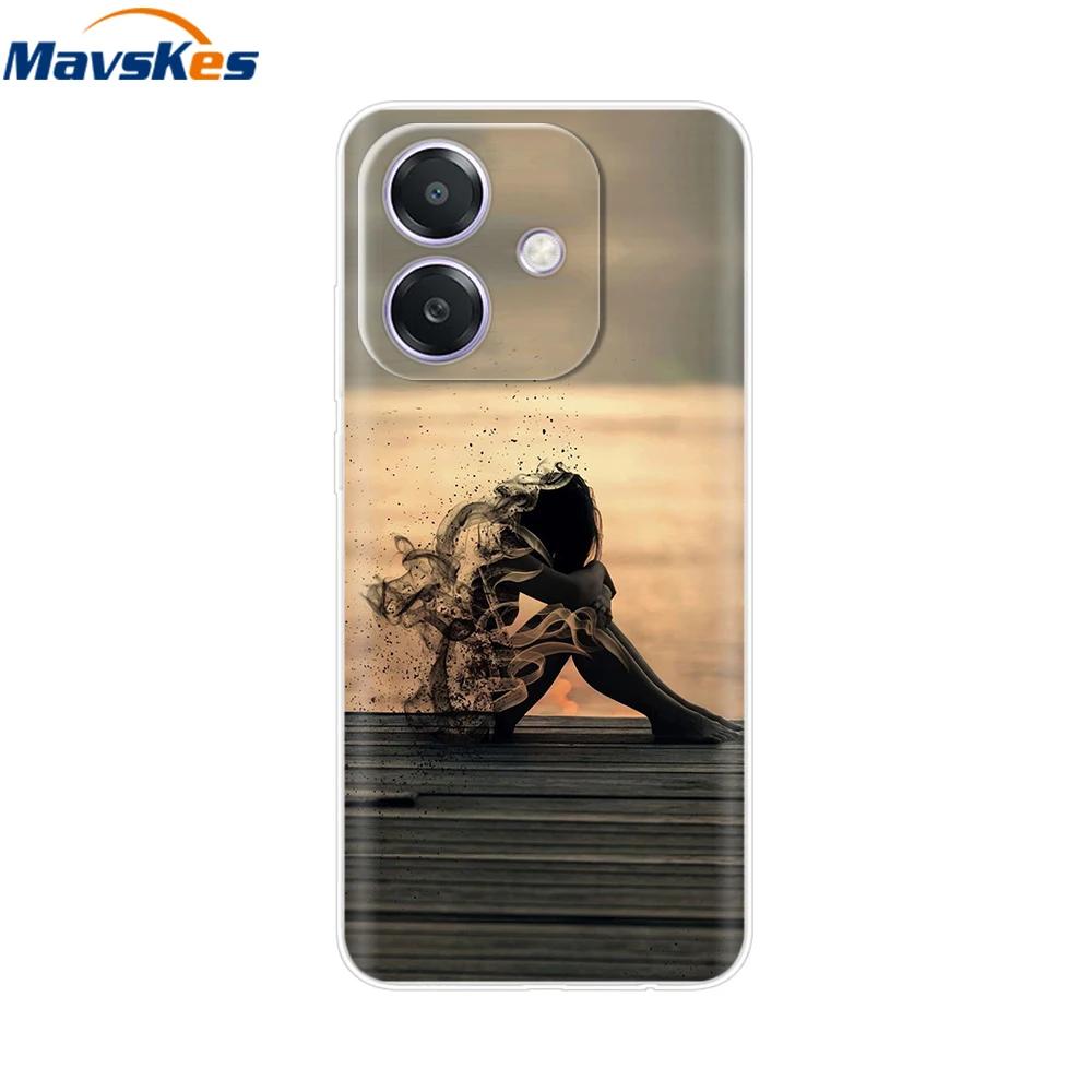 Soft Clear TPU Case For Oppo A3X A3 4G 5G 2024 Cases Soft Silicone Phone Cover for OPPOA3X OPPOA3 Protective Shell Cover Coque