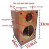 6.5-8 Inch DIY Wooden Bookshelf Speaker Cabinet with Horn for Two-Way Bass