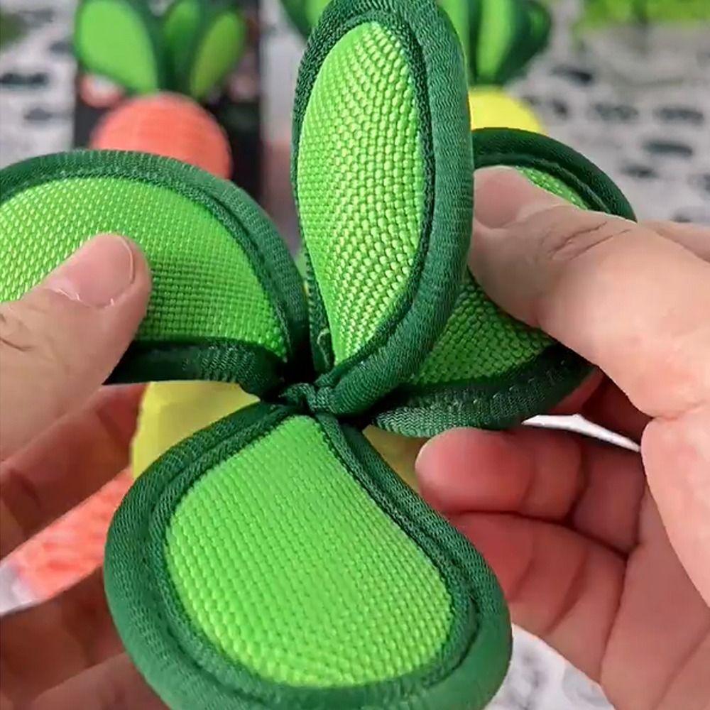 Fun Interactive Pet Chew Toy Squeaky Bite Resistance Dog Toothbrush Toy Sturdy Dog Grinding Stick Small Medium Dog