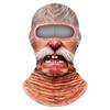 3D Face Printed Balaclava Vzor starca Maska na celú tvár pre Zimné Vonkajšie Športy Cyklistiku