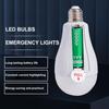 1PC 15W LED Bulb Smart Charging Light Bulb Chip Power Failure Emergency Home 18650 Battery No Flicker Detachable Emergency Bulb