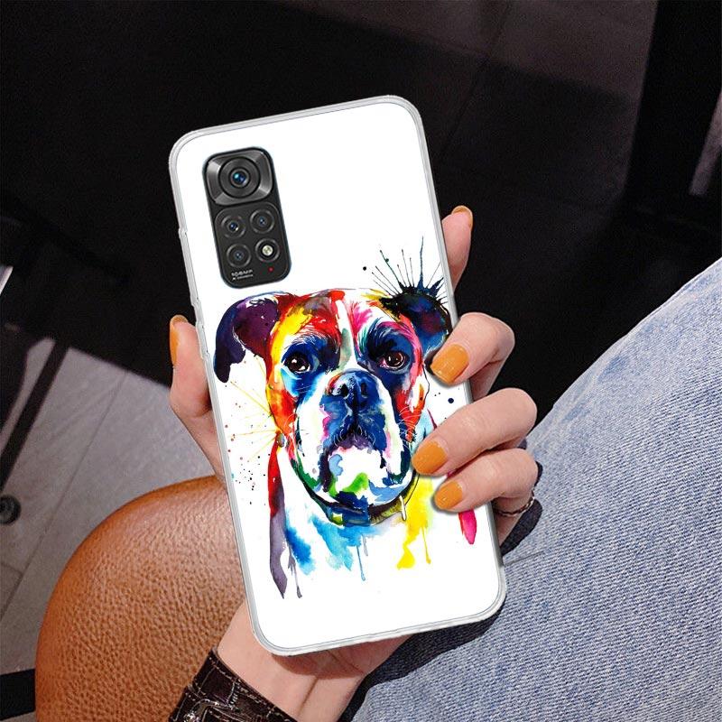 French Bulldog Dog Pug Phone Case For Xiaomi Redmi Note 15 14 13 12S 12 11 Pro Plus 14S 11S 11E 10 10S 11T 5G Personalized Cover