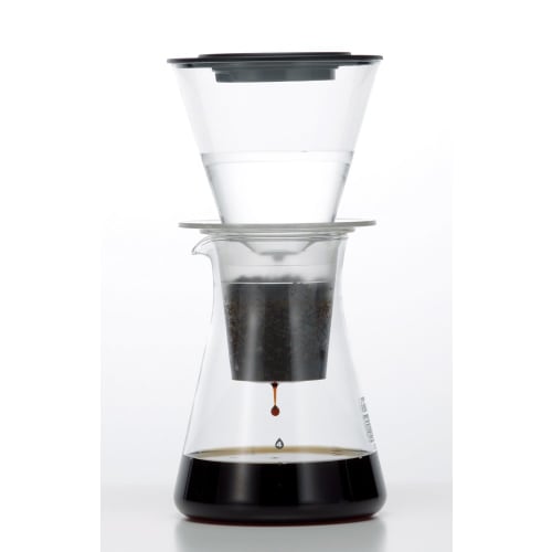 iwaki Heat-Resistant Glass Water Drip Coffee Server, 440ml, K8644-CL