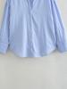 New Women's European & American Style Multicolor Lapel Long Sleeve Shirt