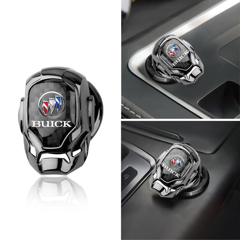 1Pcs Car One-Click Start Buttons Protective Cover Decoration For Buick Enclave Regal Lacrosse Encore Excelle Envision Car Accessories