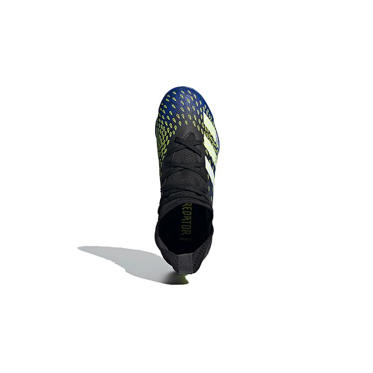New Adidas PREDATOR Series Durable Breathable Mid Top Kids' Soccer Shoes Black Blue Kids' FY0624