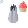1pcs Piping Nozzle Cake Decorating Tools Stainless Steel Icing Nozzles Cream Pastry Nozzles Large Size Open Star Tips #633