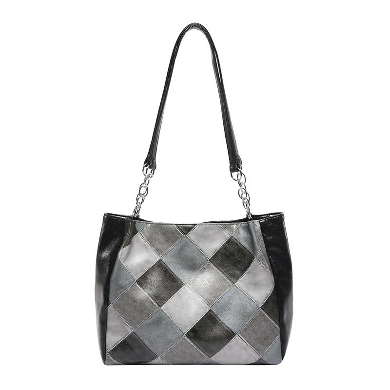 

Сумка-тоут для студентов колледжа, женская, новинка осени 2024 года, модная сумка для поездок на работу, большая вместимость, модная простая сумка через плечо чёрный