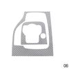Gear Head Shift Knob Panel Cover Sticker Car Interior Carbon Fiber Trim Stickers Fit For Mazda 3 Axela 2014 2015 - 2019 AT