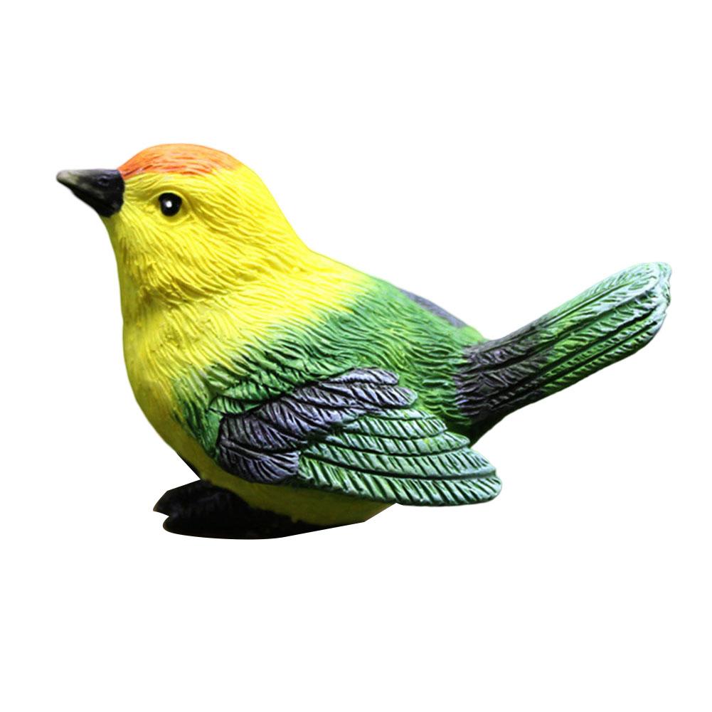 Miniature Small Bird Resin Craft Ornament for Nest Gardening Bonsai Mini Landscape Decoration for Fairy Gardens