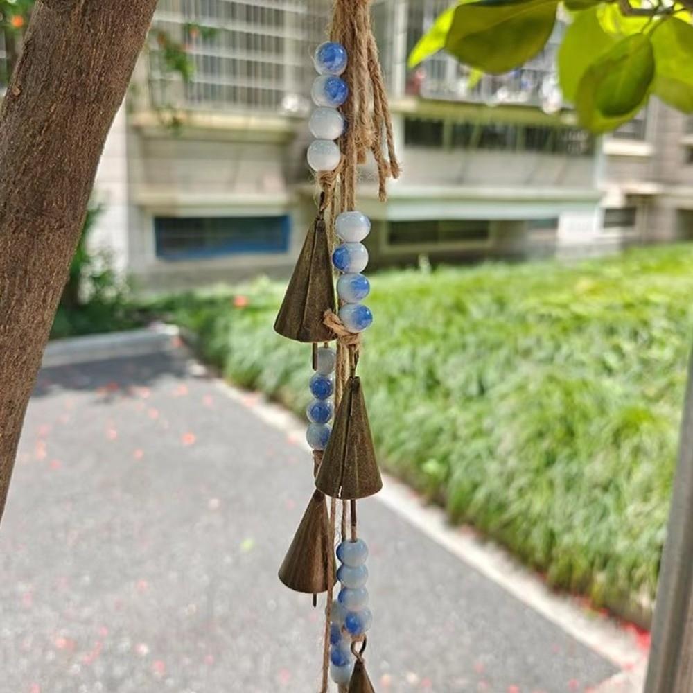 Vintage Bohemia Wind Chime Multicolored Witch Bells Unique Door Hanging Wall Decor