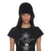 Beullaegpeopeul Curly Custom Eyelet Beanie_Black