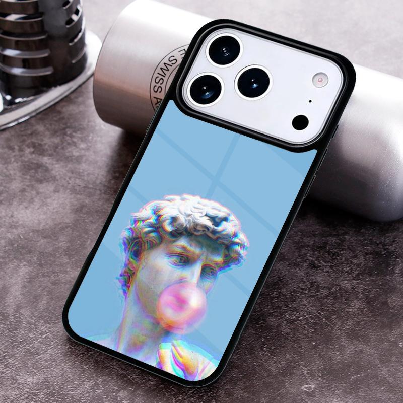 David Statue Abstract Art Phone Case For iPhone 17 16 15 14 13 12 11 Pro Max Plus 17Air Soft Silicone Cover
