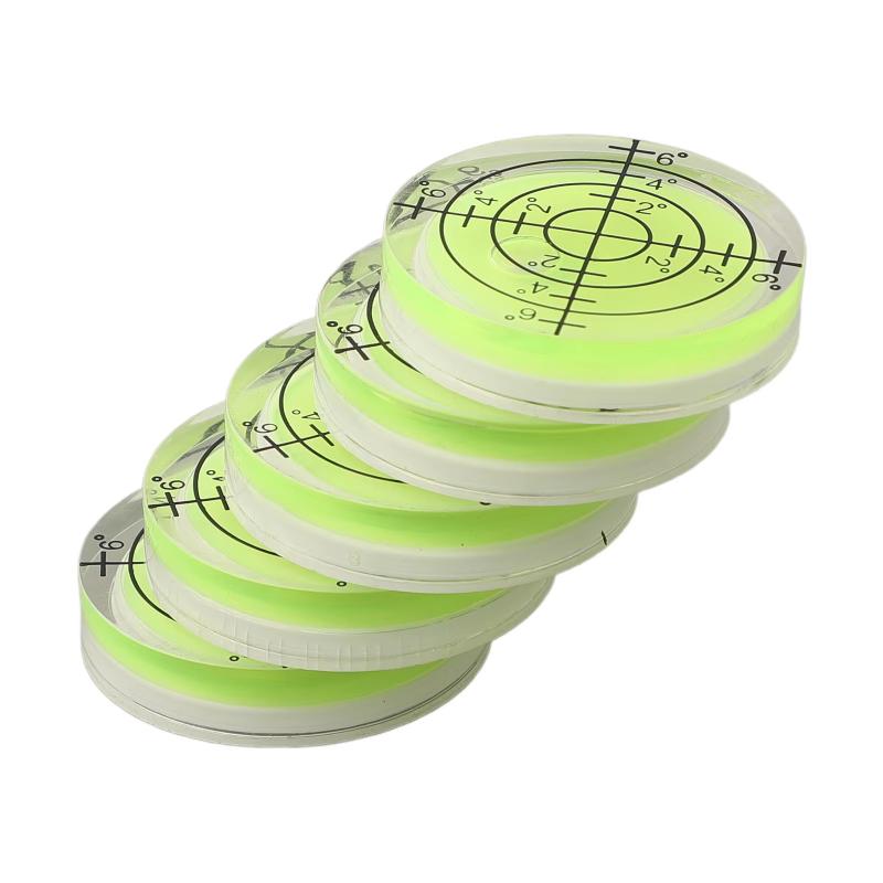32Mm Spirit-Bubble Degree Mark Mini Bubble Level Accuracy Round Measuring Meter Professional Measuring Tools