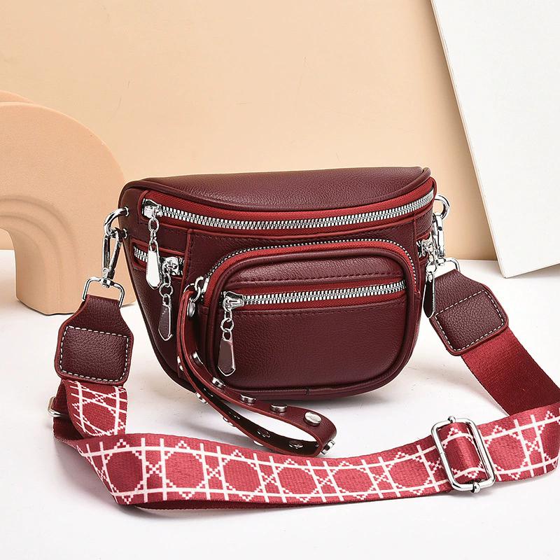 Luxusmarke Designer Damen Kleine Hüfttasche Modische Einfache Umhängetasche Vielseitige Klassische Crossbody-Tasche