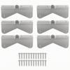 6 Pieces Downspout Extension Hinge Bracket Long-Lasting for Lawn Care, Gardening