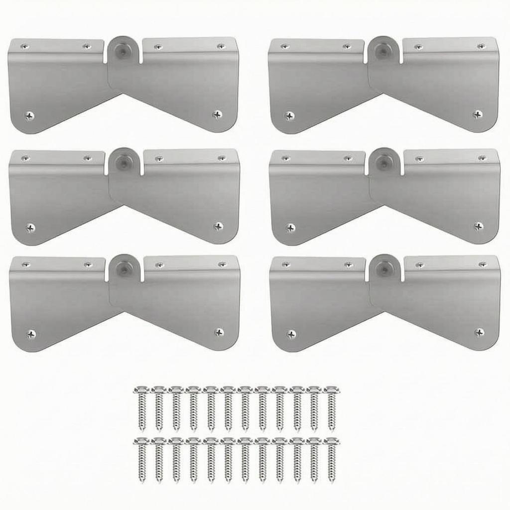 6 Pieces Downspout Extension Hinge Bracket Long-Lasting for Lawn Care, Gardening