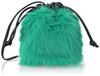 Cuco Eco-Fur Drawstring Mini Shoulder Bag 2353111090 Green (360)