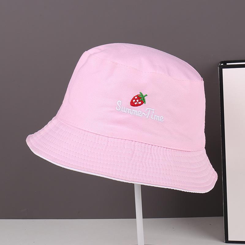 Summer Bucket Hat Women's Fashion Show Face Small Leisure Basin Hat Outdoor Travel New Sunshade Sun Protection Hat Beach Hat