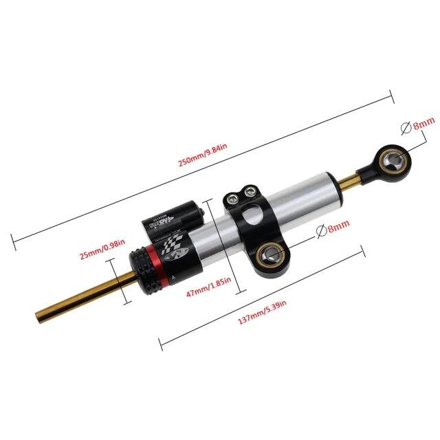 Motocyklový nastavitelný stabilizátor tlumiče pro Ducati 848 CBR650R CB650F ZX10R MT09