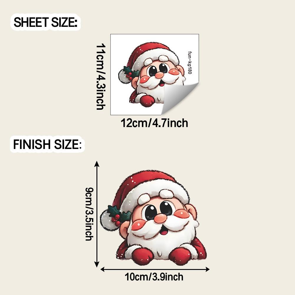 

Мультяшный Милый Санта Клаус Гостиная, Спальня Фон Выключатель Декоративные Наклейки на Стену