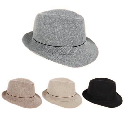 Fedoras da Uomo Primavera&Autunno Cappello a Carre Tesa Piatta per Adulti Cappelli Bombetta Versione Classica Cappelli Chapeau