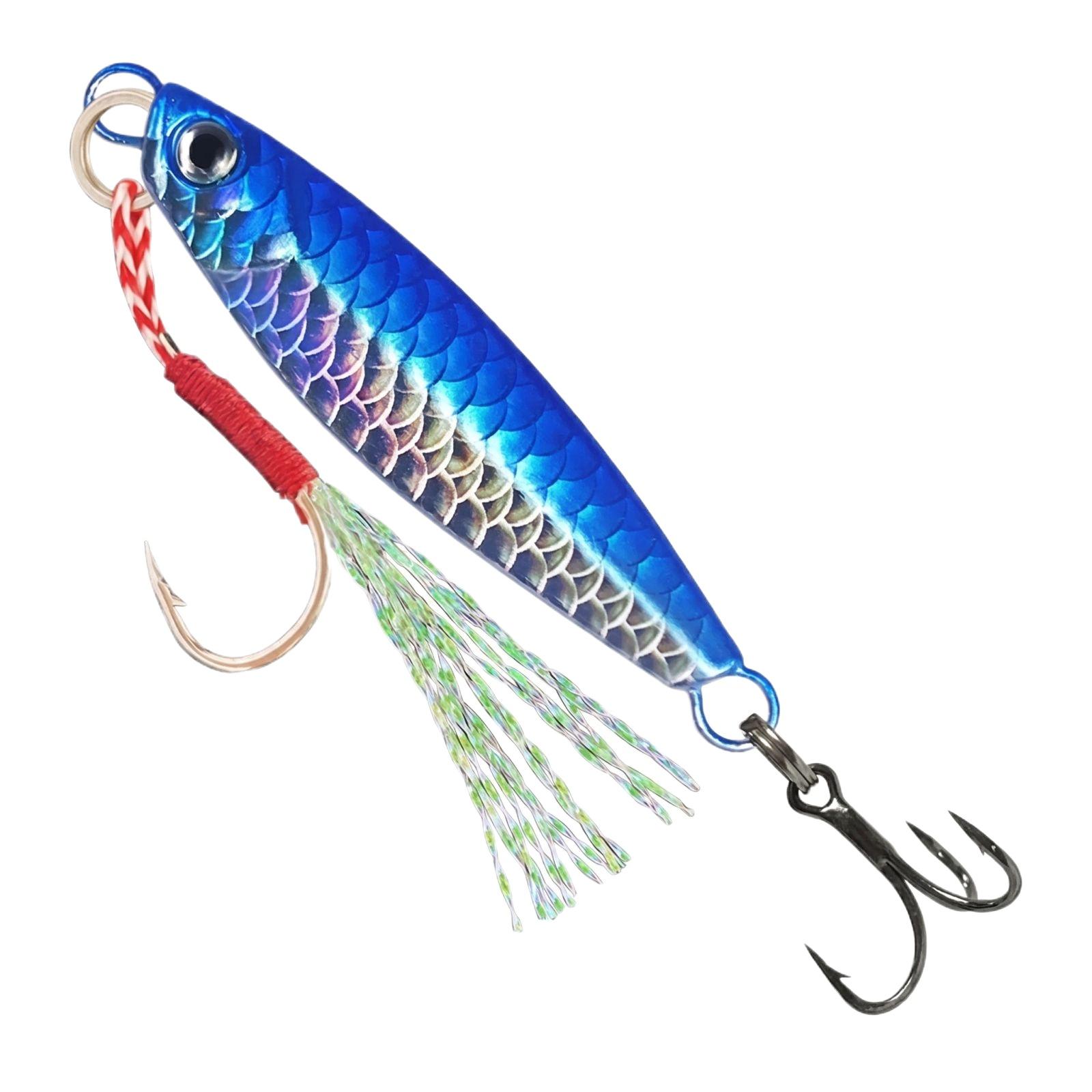 

Metal With Treble Hook Saltwater one size синий