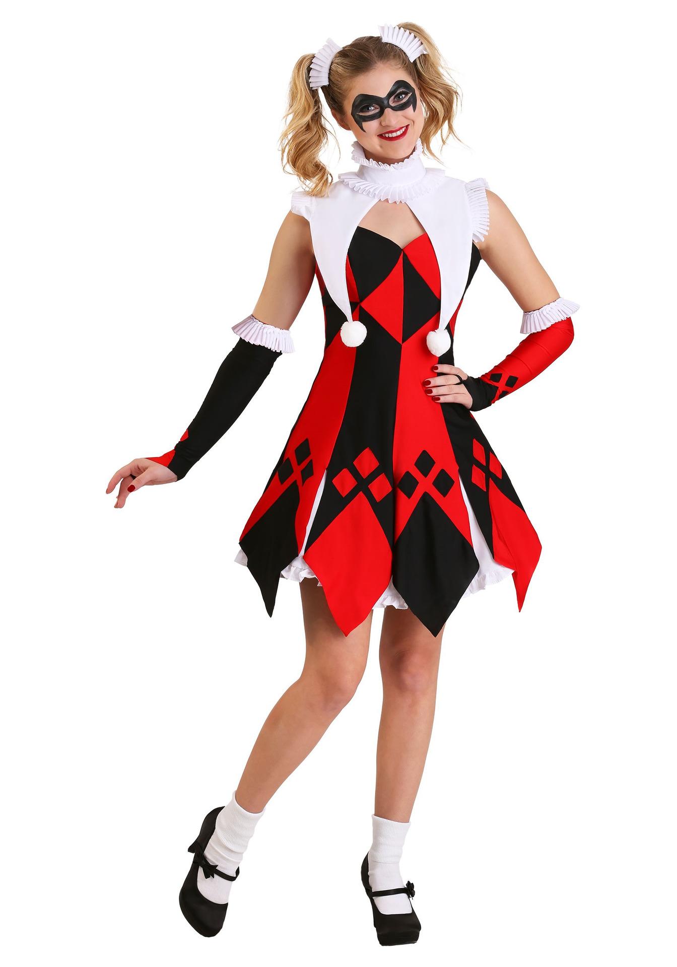 

Adult Women s Halloween Clown Masquerade Costume L