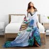 Kawaii Diddl Flanelldecke Warm Weiche Überwurfdecke für Wohnkultur Reise Büro Street Trend Tagesdecke Sofa Bettbezug