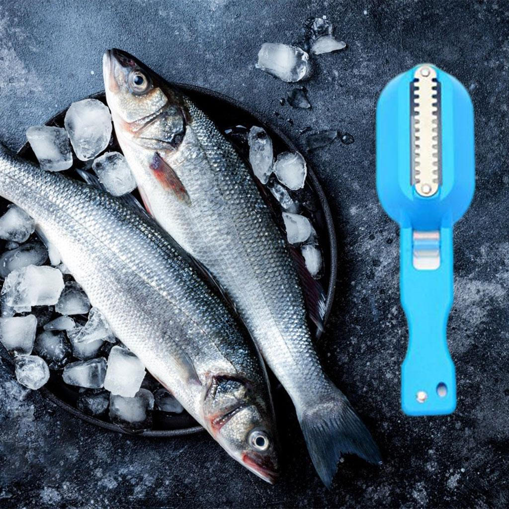 Easy Remove Fish Scaler Skin Brush Scraping Fishing Fast Cleaning for Home and