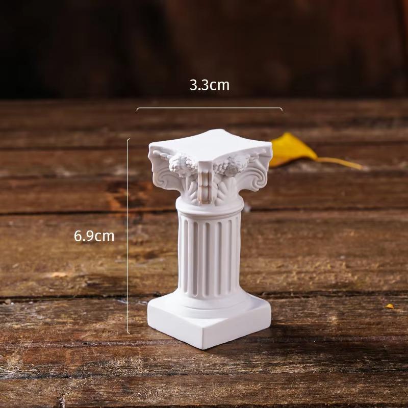 Roman Candle Holder 1PCS Dining Table Home Living Room Tabletop Ornaments Little Angel Photo Props