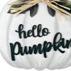 Fall Sign Pumpkin 10x12inch Wood Door Hanger Welcome Hanging for Autumn