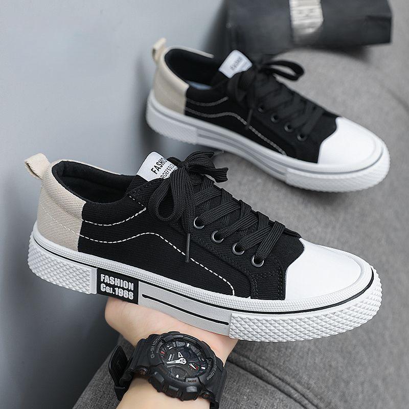 Man Shoe Flat Lightweight Summer Casual Shoes for Men Canvas Low Price Sneakers Elegant Work Comfortable Leisure Footwear Offer