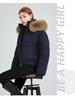 Women's Faux Fur Hooded Down Jacket - 2025 Winter Short Puffer Coat