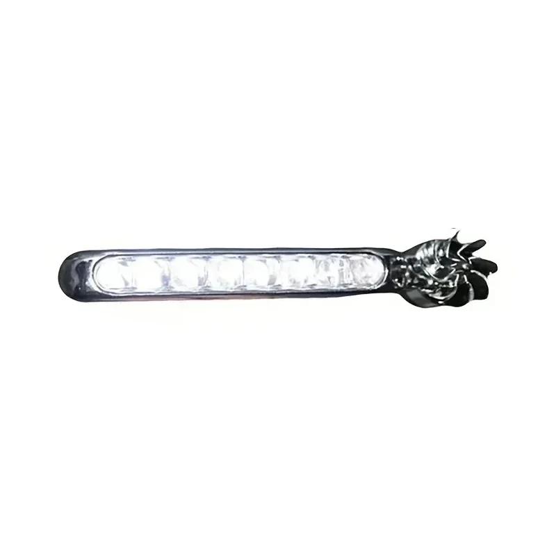 Wind Powered Car LED DayTime Running Lights Creative Auto Auxiliary Lighting Rotation Fan Lamp Automobile Day Time Headlights