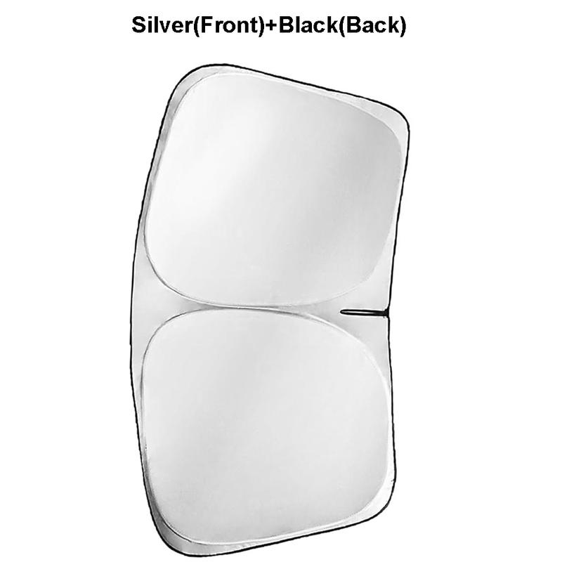 Car Front Window Sunshade Cover For Ford Transit 2015-2024 HDPE Window Sun Shade Windshield Visor UV Protection Folding Styling