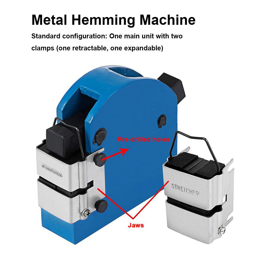 Sheet Metal Forming Flanging Machine Manual Sheet Metal Edge Pressing Machine Portable Metal Shrinker  Metal Expander blu