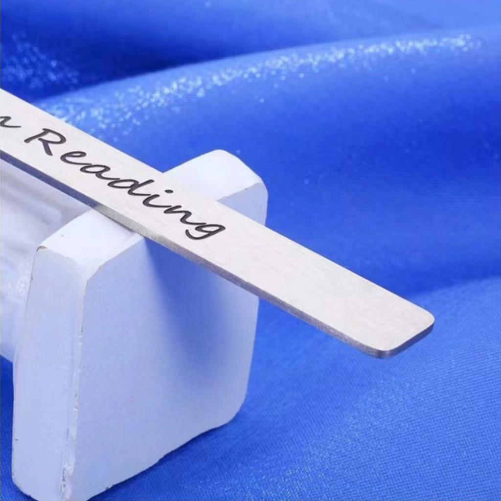 Stainless Steel Bookmarks Inspirational Bookmarks Pendant Bookmarks Metal Bookmarks Page Divider for Teacher Book Lover