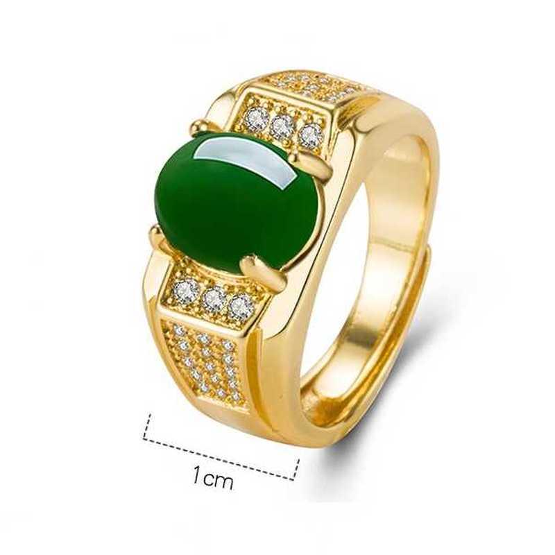 Sace Gems Luxueux alliage de cuivre Zircon bague de fiançailles de mariage hommes bijoux cadeau