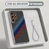 Carbon Fiber Pattern Case For Samsung S26 Ultra S25 FE S24 S24 Plus A57 A37 A17 A56 A36 A16 A55 A35 A15 A54 5G Hybrid Magnetic Matte Cover