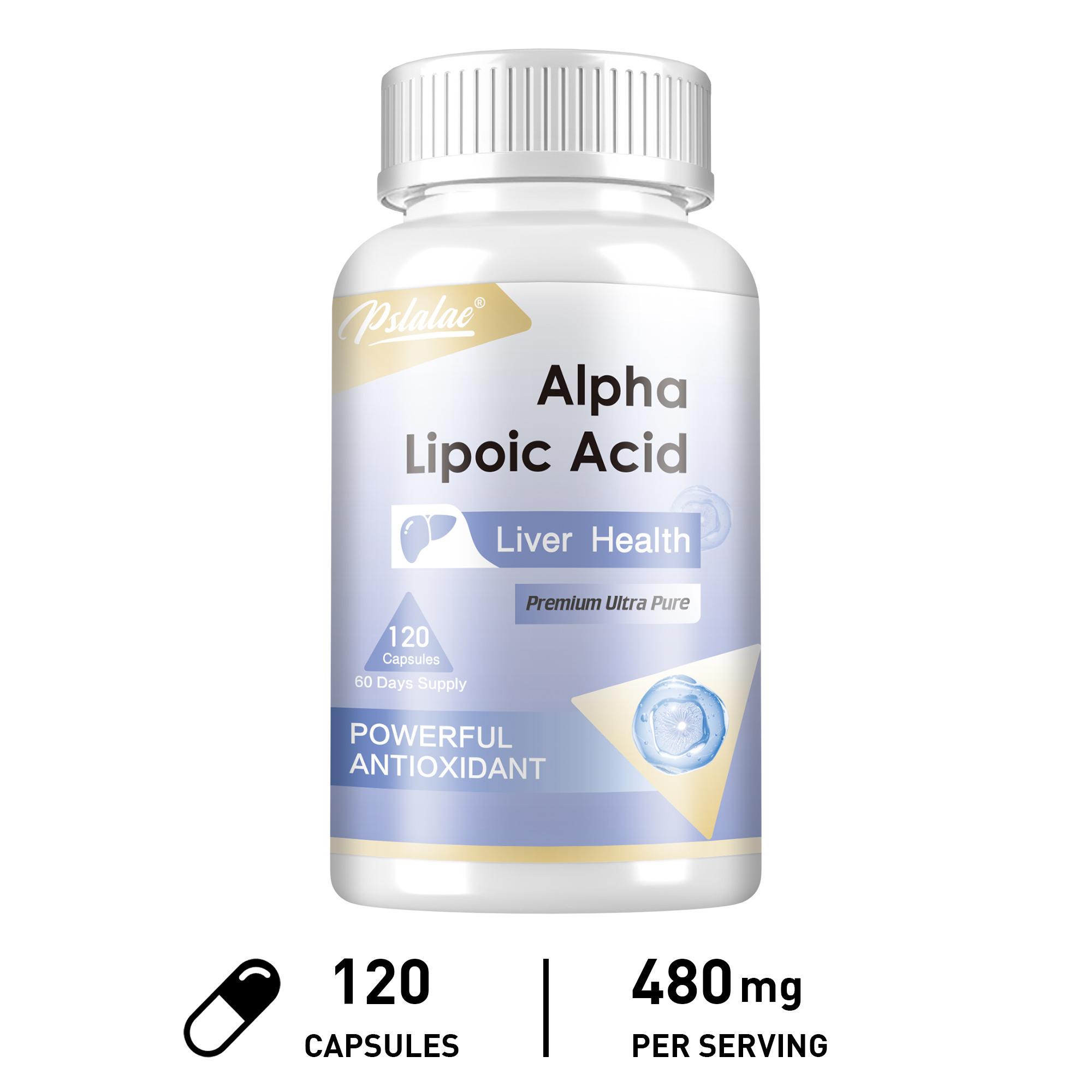 Alpha Lipoic Acid Dietary Supplement, Contains Alpha Lipoic Acid Extract, Daily Support, Nutritional Supplementation 120*1