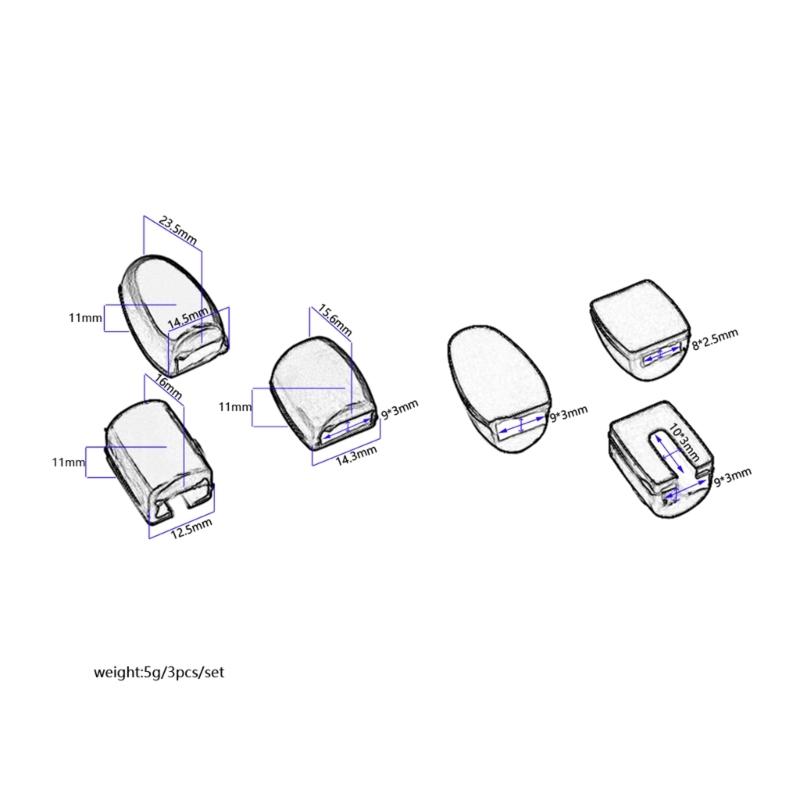 3 Pieces Saxophone Palm-Key Risers Practical Saxophone Thumb Rest Silicone Thumb Rest Cushion Sax Accessories for Player