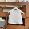 Girls' Sleeveless Korean-Style Vest & Long Pants Set