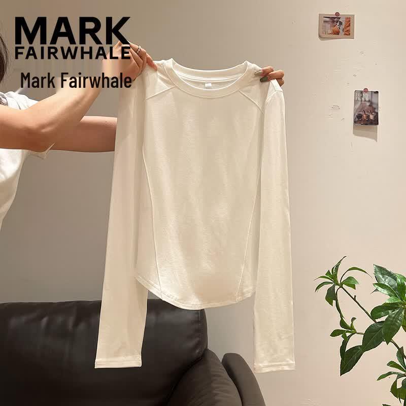 Mark Fairwhale Women's Round Neck Long Sleeve T-shirt