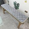 Rectangular Solid Wood Bench Seat Cushion - Long Strip Pad for Stool or Sofa