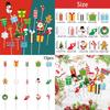 Christmas Party Cake Flags Plugin Set With Cartoon Design For Holiday Celebration And Dessert Decor