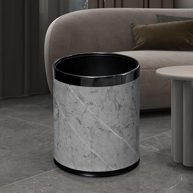 Xuanyong Double-Layer Metal Trash Can