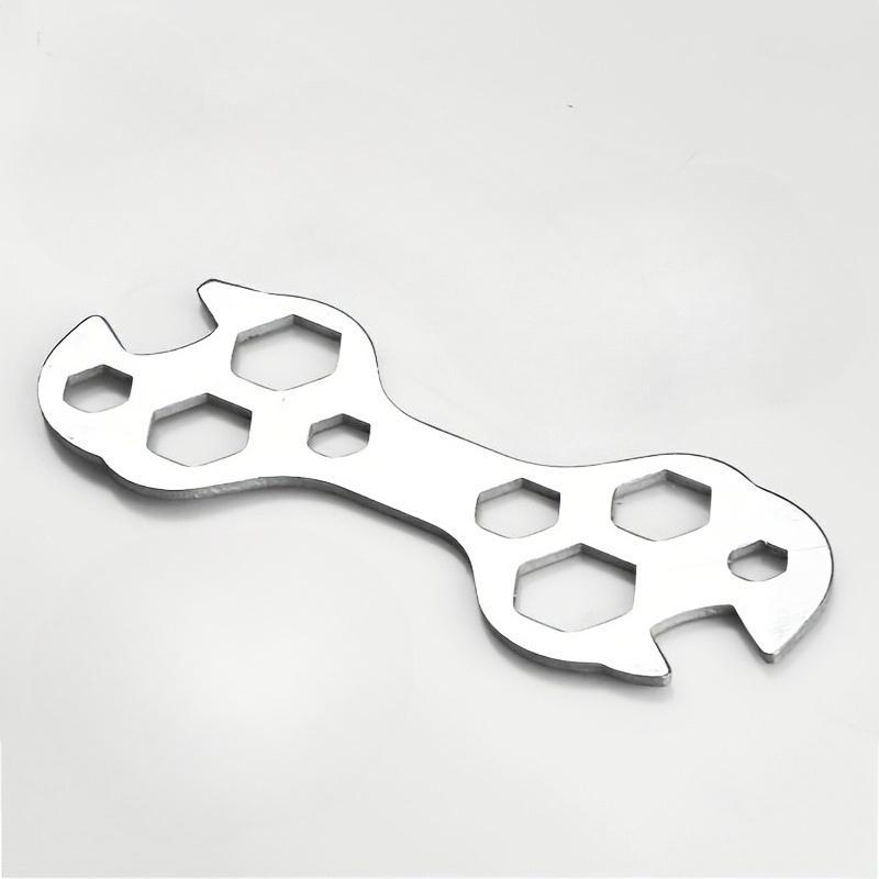 

1pc Versatile Mountain Bike Multi-Hole Wrench Repair Tool,Plum-Shaped Bicycle Wrench, Suitable for Hand Tools And Bike Repair Tool